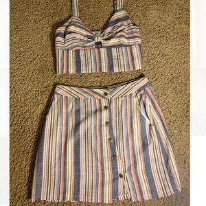 M Skirt/tank matching set